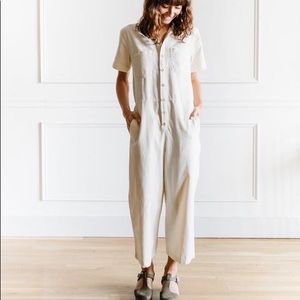 NWT Unpublished brand jumpsuit in bone